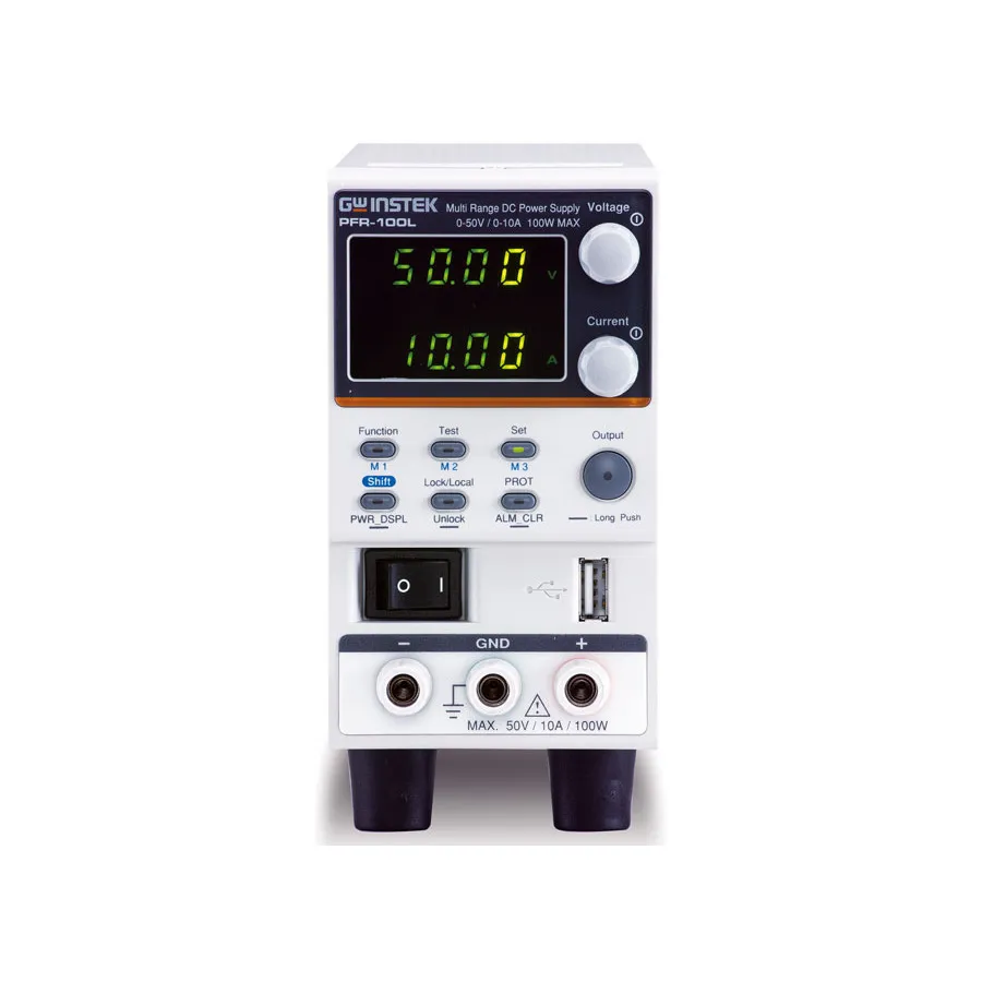 Alimentation DC programmable sans ventilateur GW Instek PFR-100L