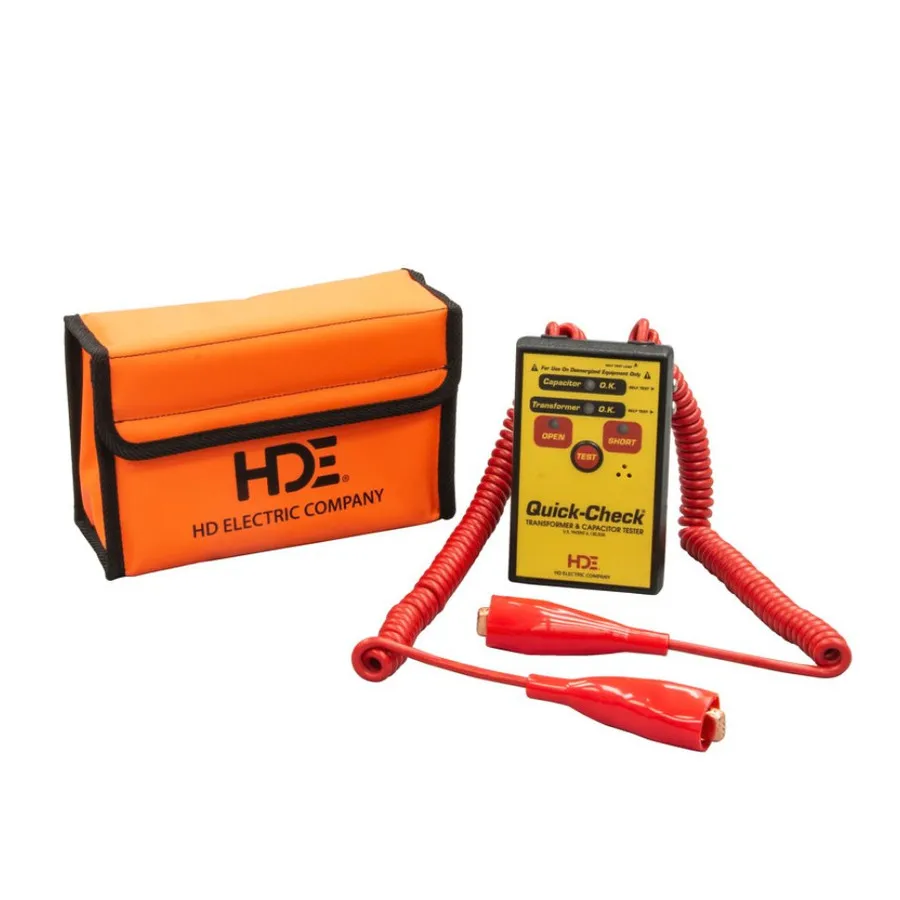 Testeur de transformateur et condensateur HDE QC-MAN-M