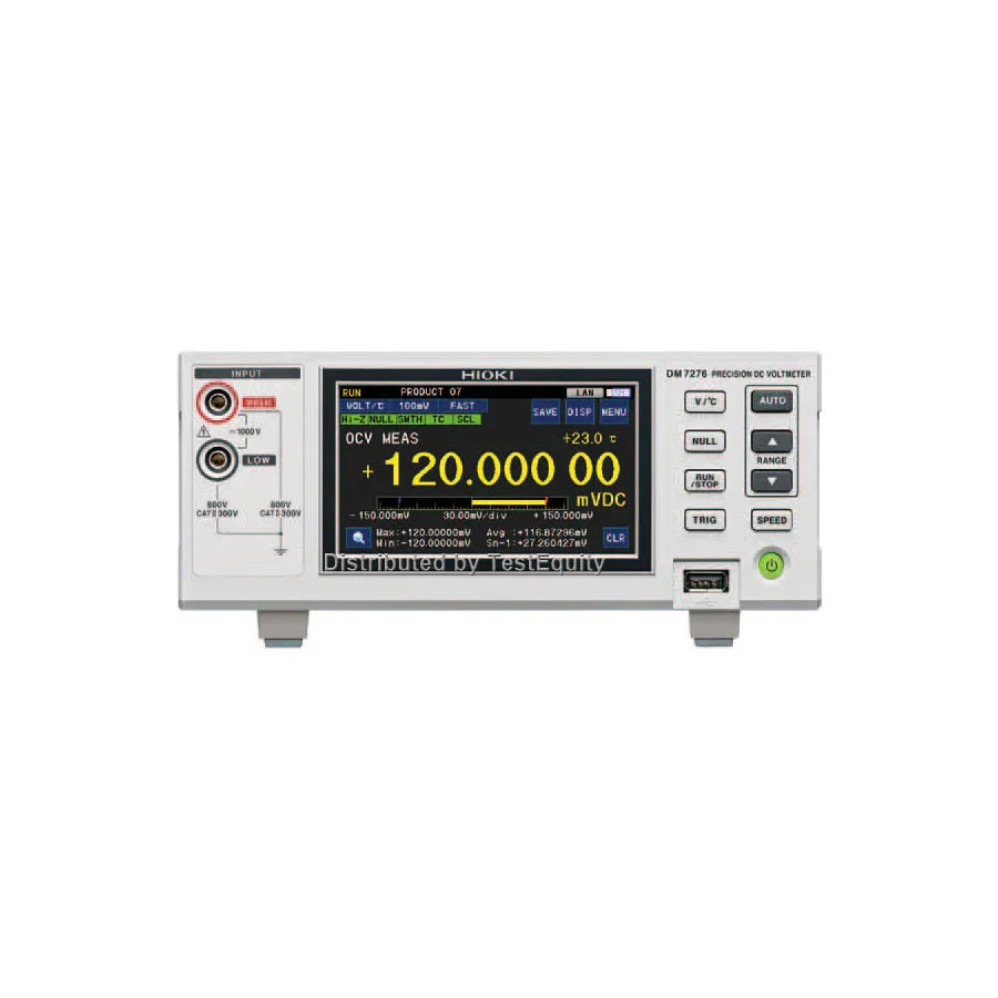 Voltmètre CC de précision Hioki DM7275-03