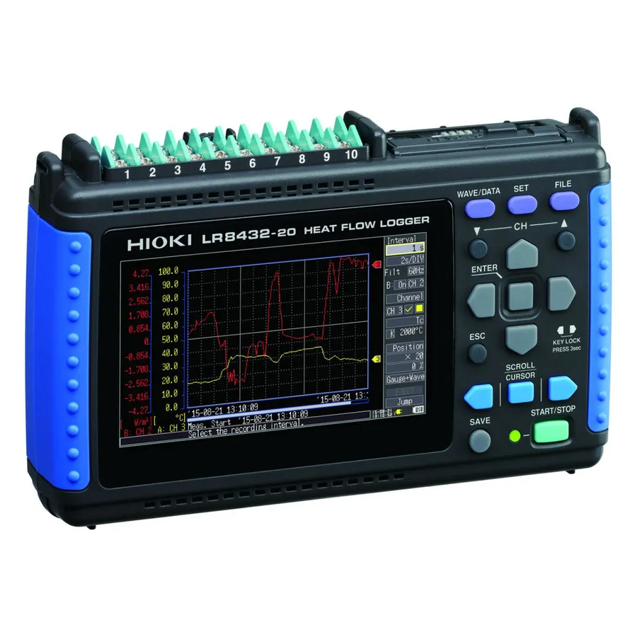 Enregistreur de flux thermique Hioki LR8432-20