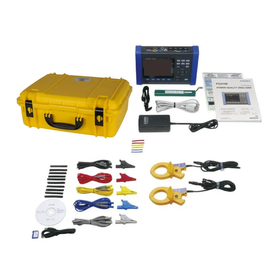 Analyseur de qualité électrique Hioki PQ3100-02/600 KIT