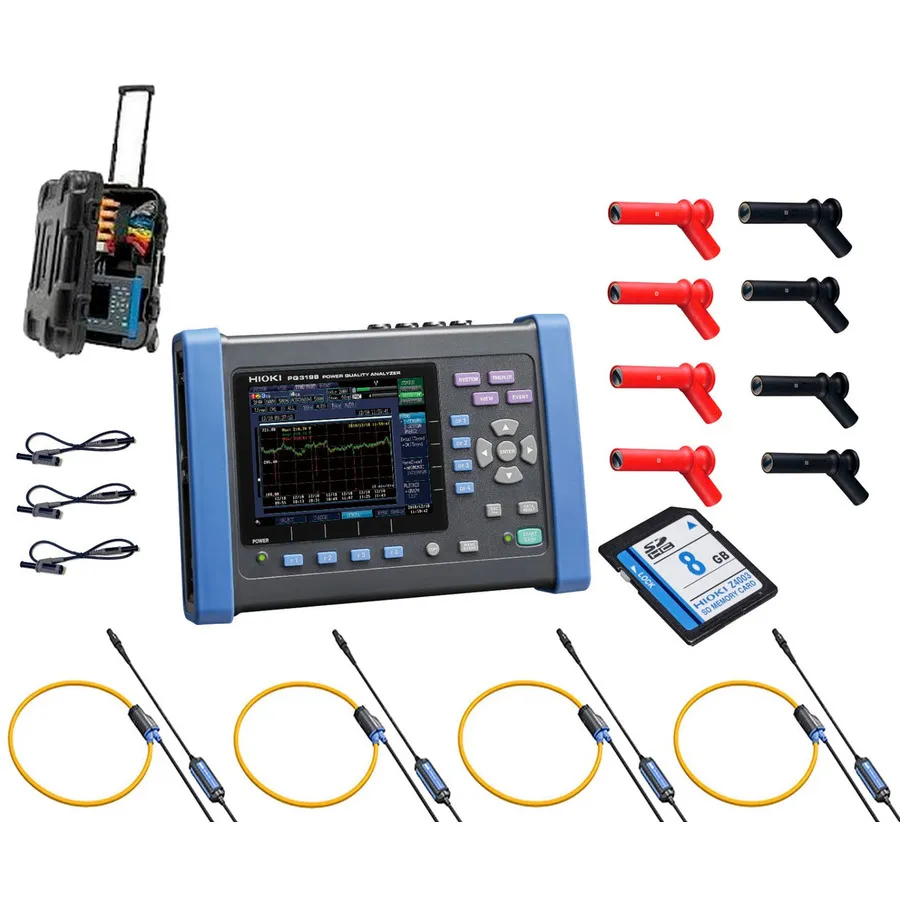 Kit Analyseur de qualité d'énergie Hioki PQ3198/6000 KIT