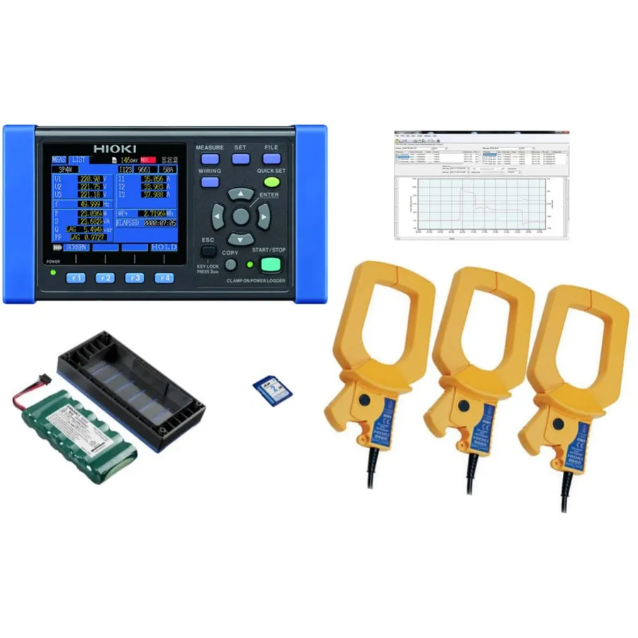 Kit d'analyseur de demande d'énergie Hioki PW3360-21/1000Pro