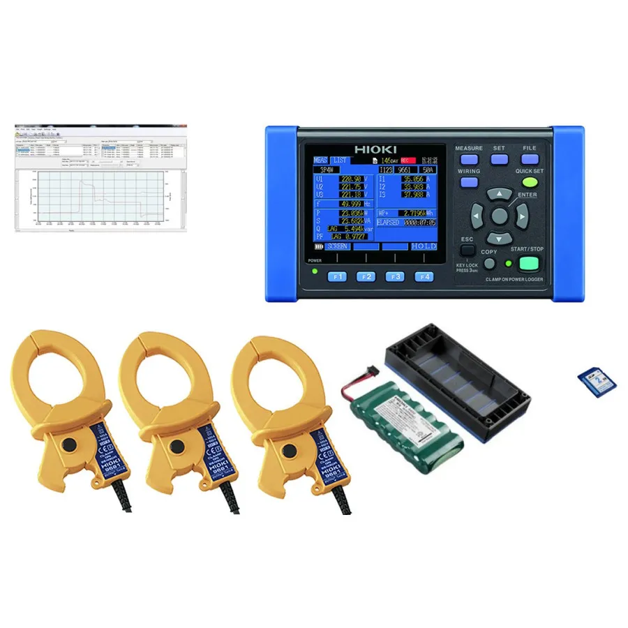 Analyseur de puissance Hioki PW3360-21/500Pro KIT