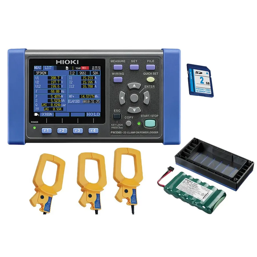 Enregistreur de puissance Hioki PW3365-20/1000Pro KIT