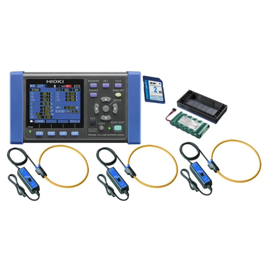 Enregistreur de puissance Hioki PW3365-20/5000Pro-4in KIT