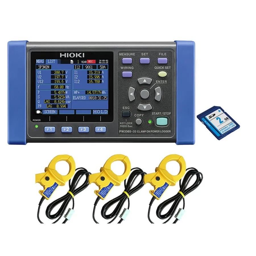 Enregistreur de puissance Hioki PW3365-20/500Pro KIT