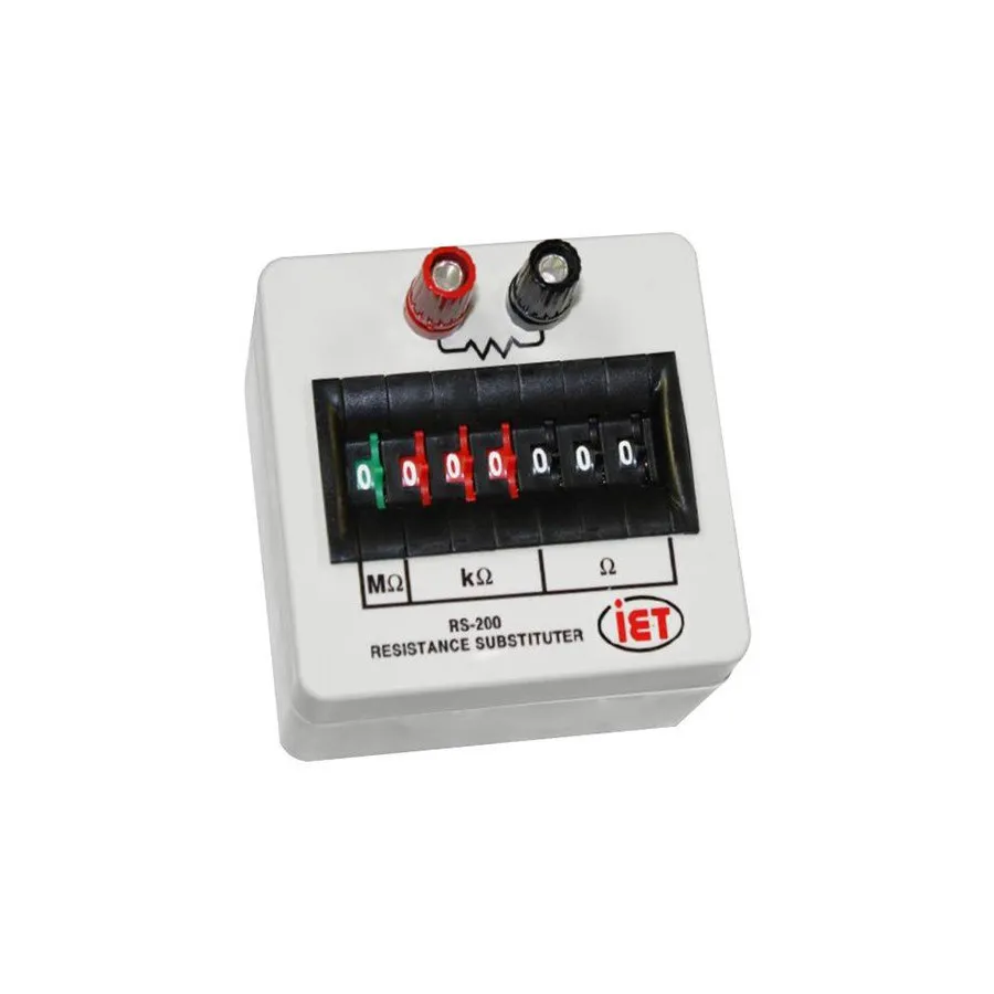 Boîte de décade de substitution de résistance IET Labs RS-200