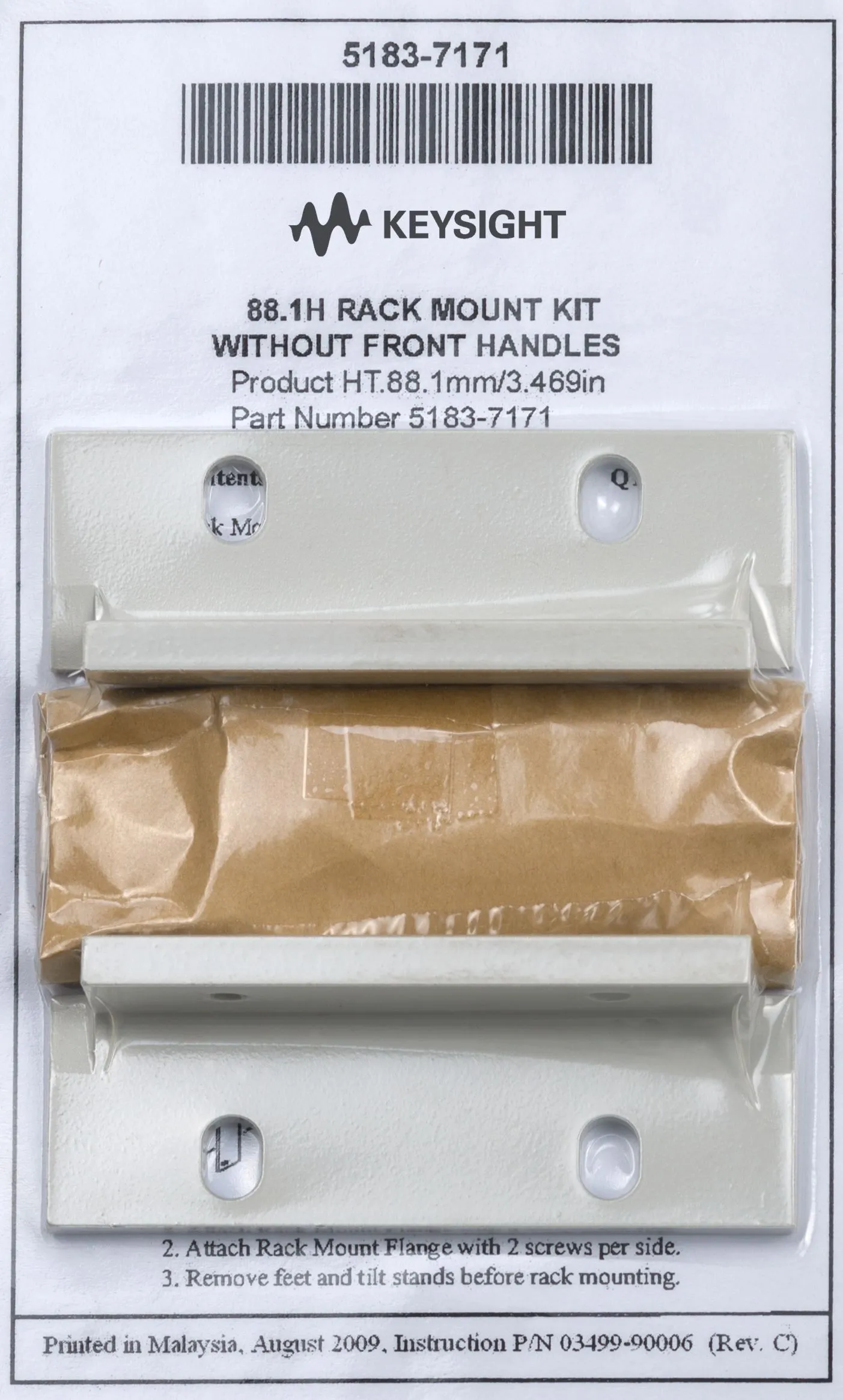 Keysight 1CM029A Kit de Bride de Montage en Rack