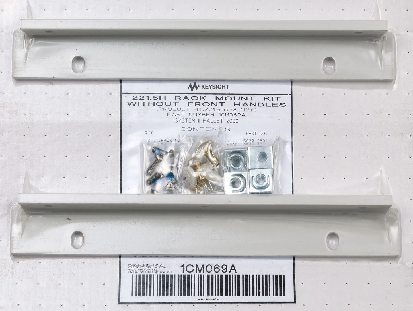 Kit de bride de montage en rack Keysight 1CM069A