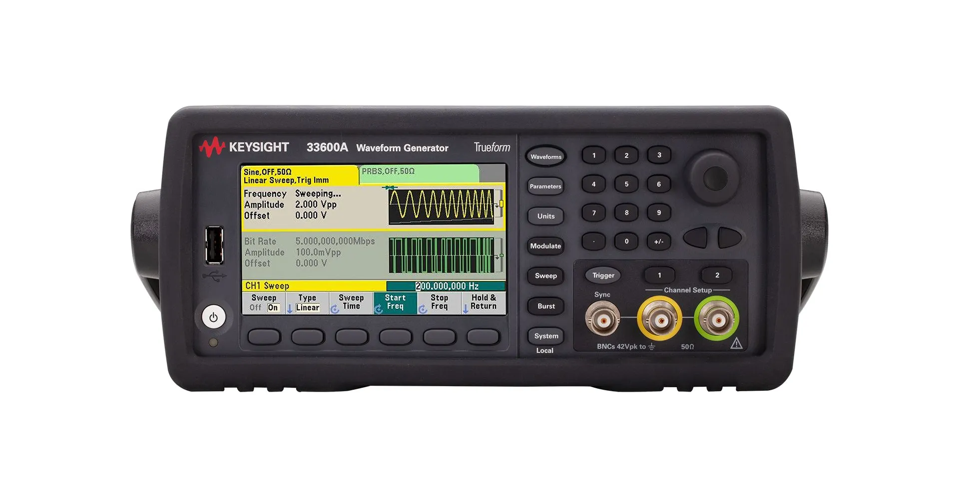 Générateur de formes d'onde Keysight 33611A Trueform