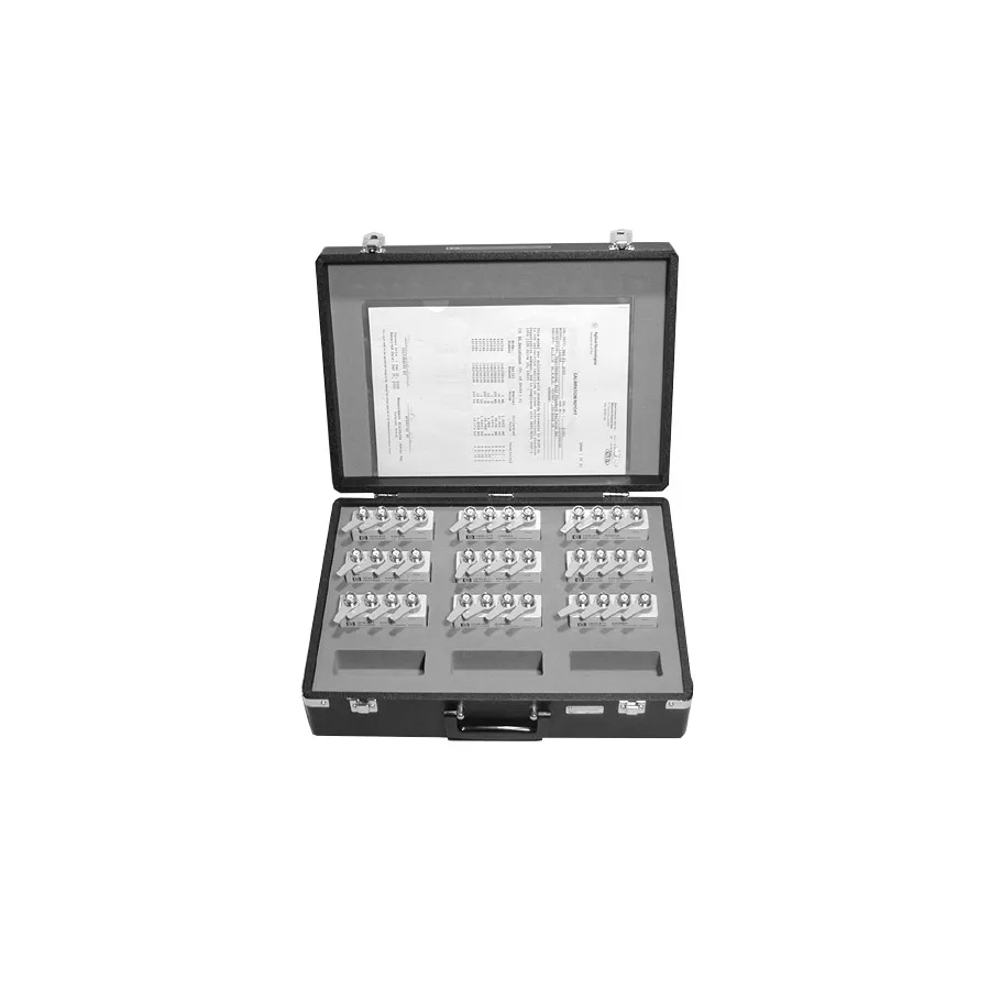 Ensemble de résistances étalons Keysight 42030A à quatre bornes appairées