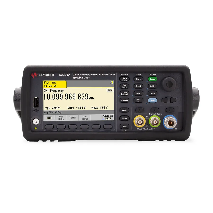 Compteur/minuteur de fréquence universel Keysight 53230A/010/106