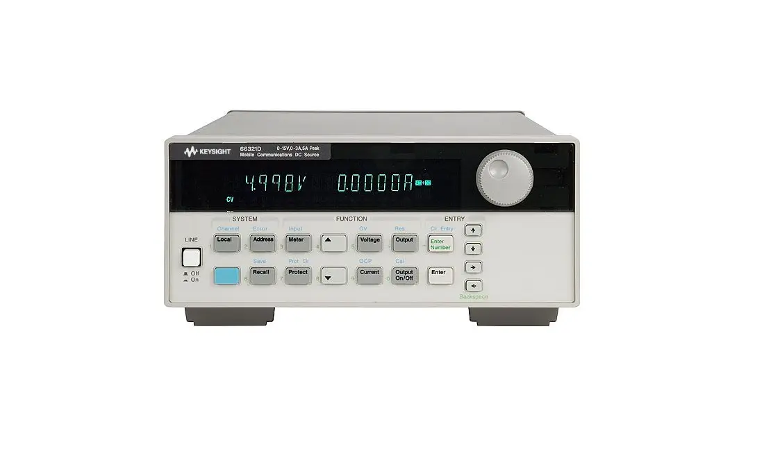 Keysight 66321D Source CC pour communications mobiles avec voltmètre numérique