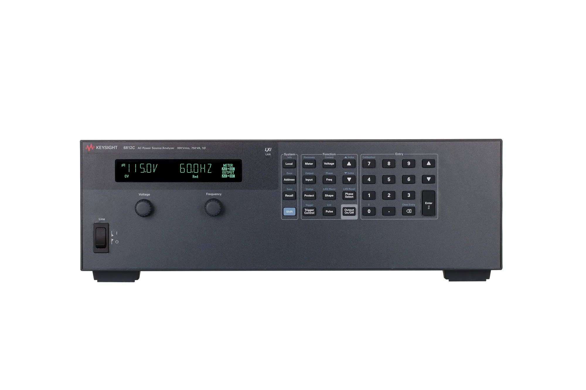 Source d'alimentation CA et analyseur de puissance Keysight 6812C