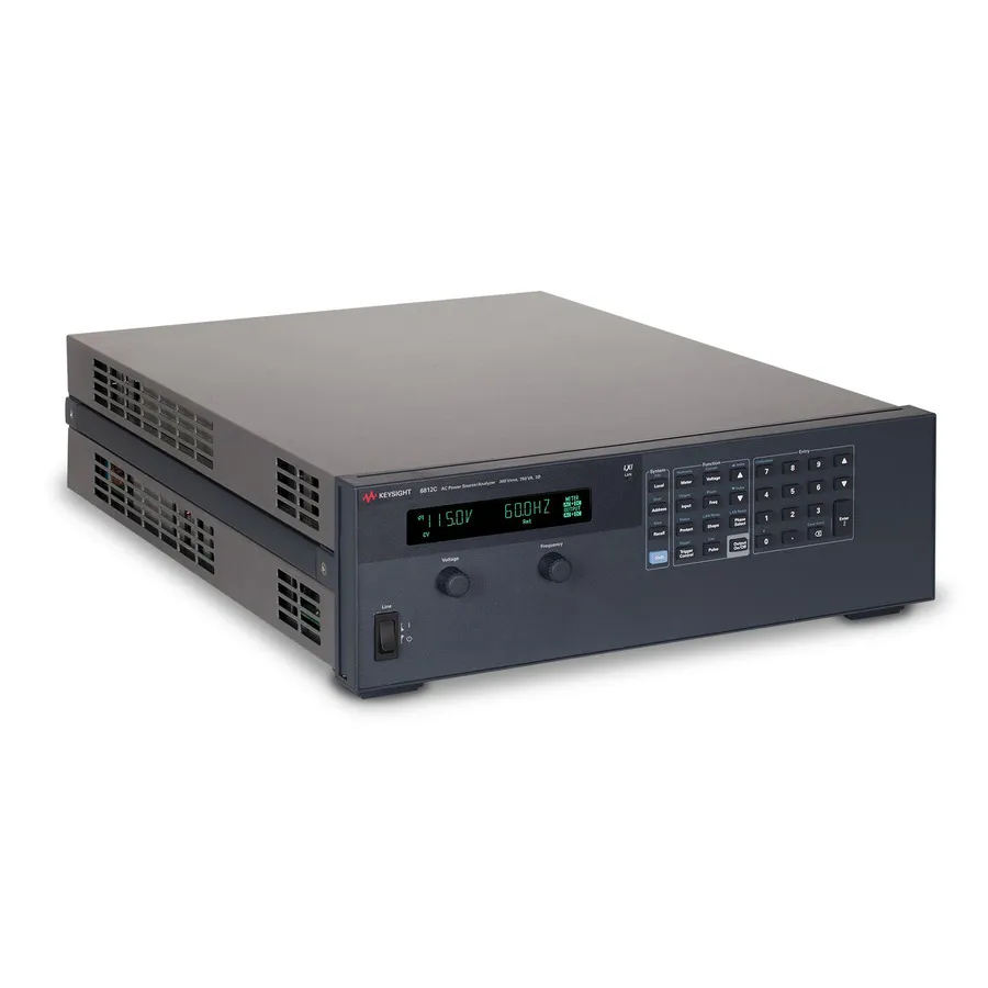 Source d'alimentation CA et analyseur Keysight 6812C, 750 VA