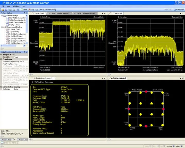 Centre de formes d'onde large bande Keysight 81199A