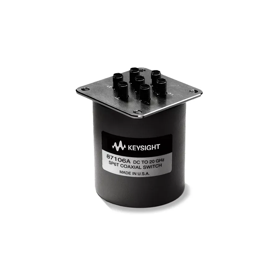 Commutateur coaxial multiport Keysight 87106A/100/T24