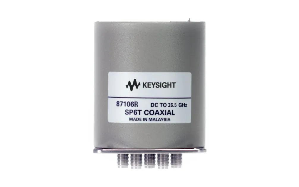 Keysight 87106R Commutateur coaxial SP6T