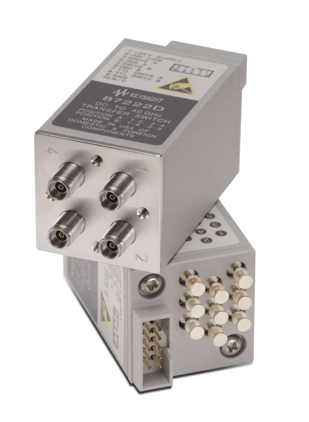 Commutateur de transfert coaxial Keysight 87222D