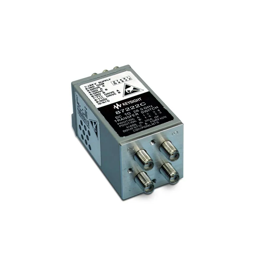Commutateur de transfert coaxial Keysight 87222D/161