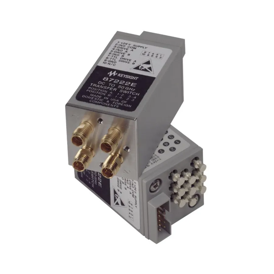 Commutateur de transfert coaxial 4 ports Keysight 87222E/100