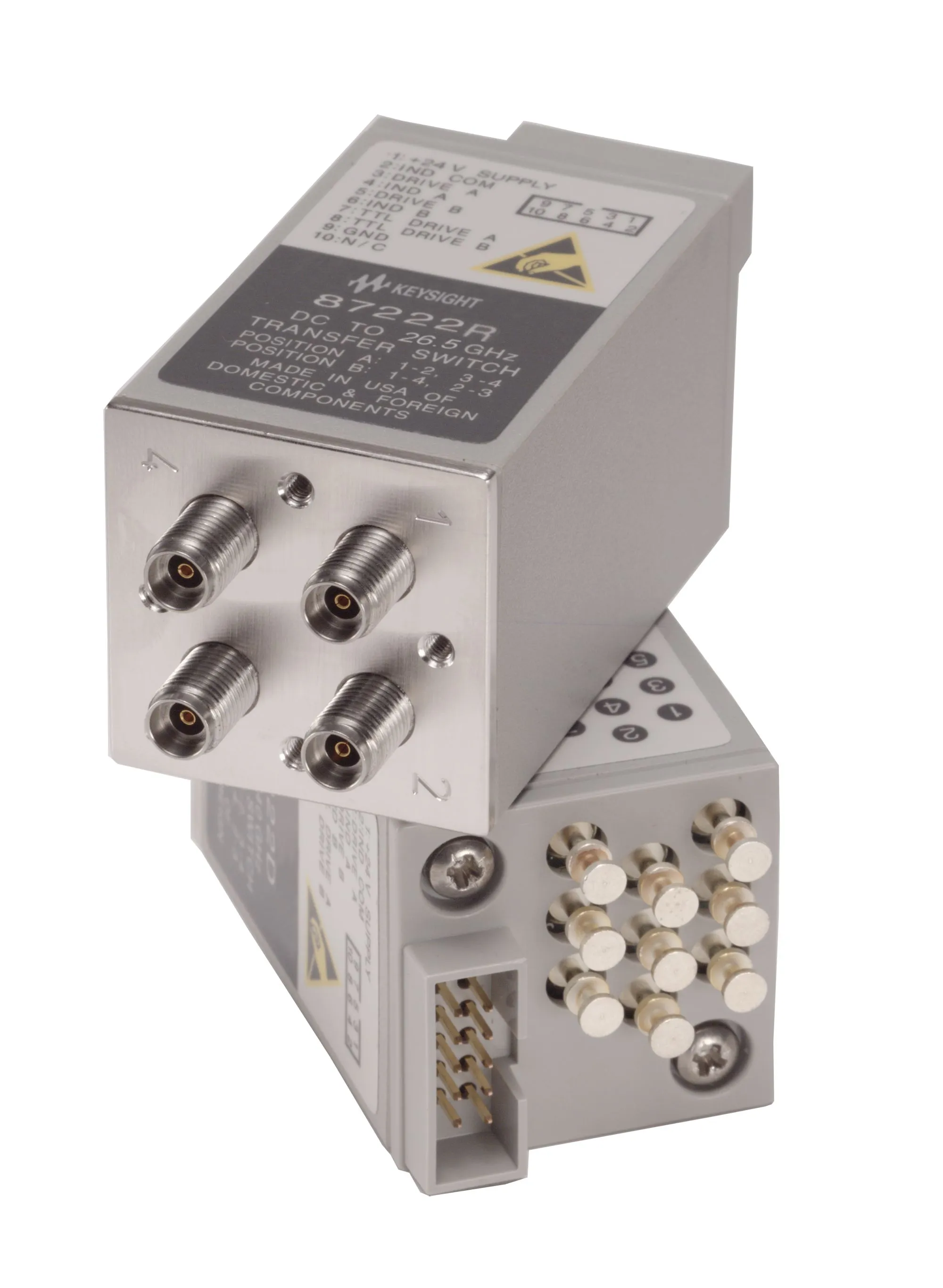 Commutateur de transfert coaxial Keysight 87222R