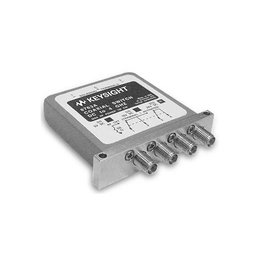 Commutateur coaxial Keysight 8763A/T24