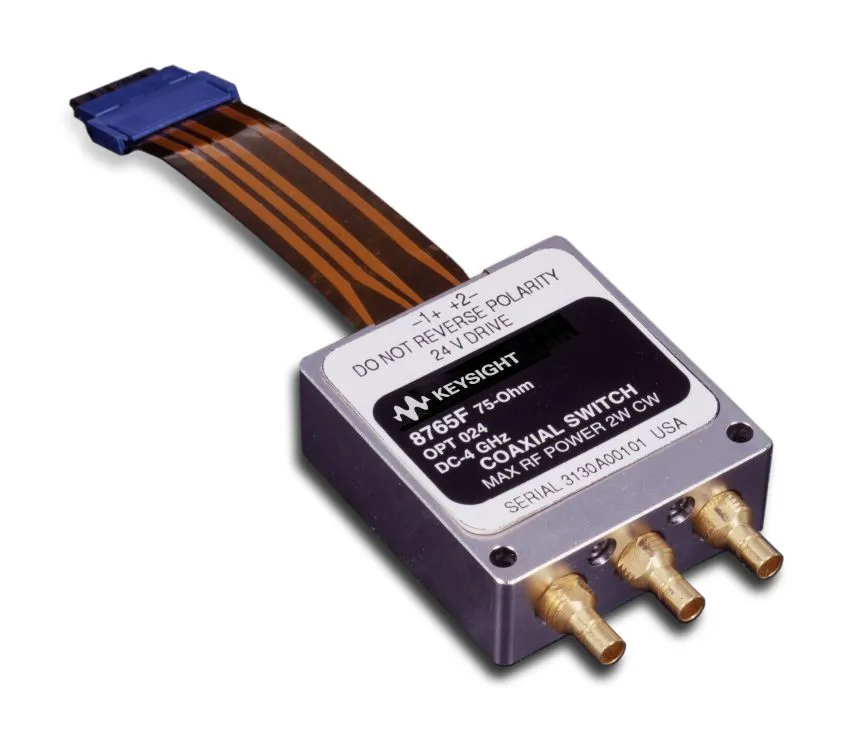 Commutateur coaxial 75 ohms Keysight 8765F