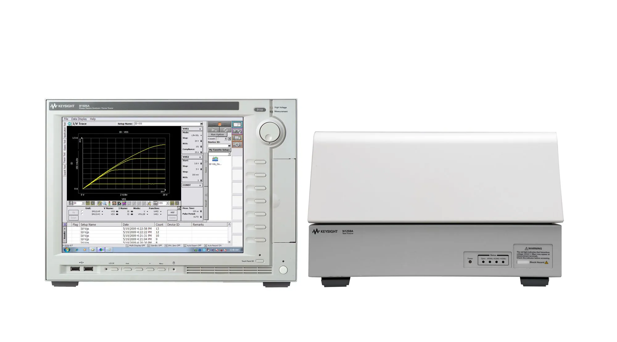 Analyseur de dispositif de puissance Keysight B1505AP