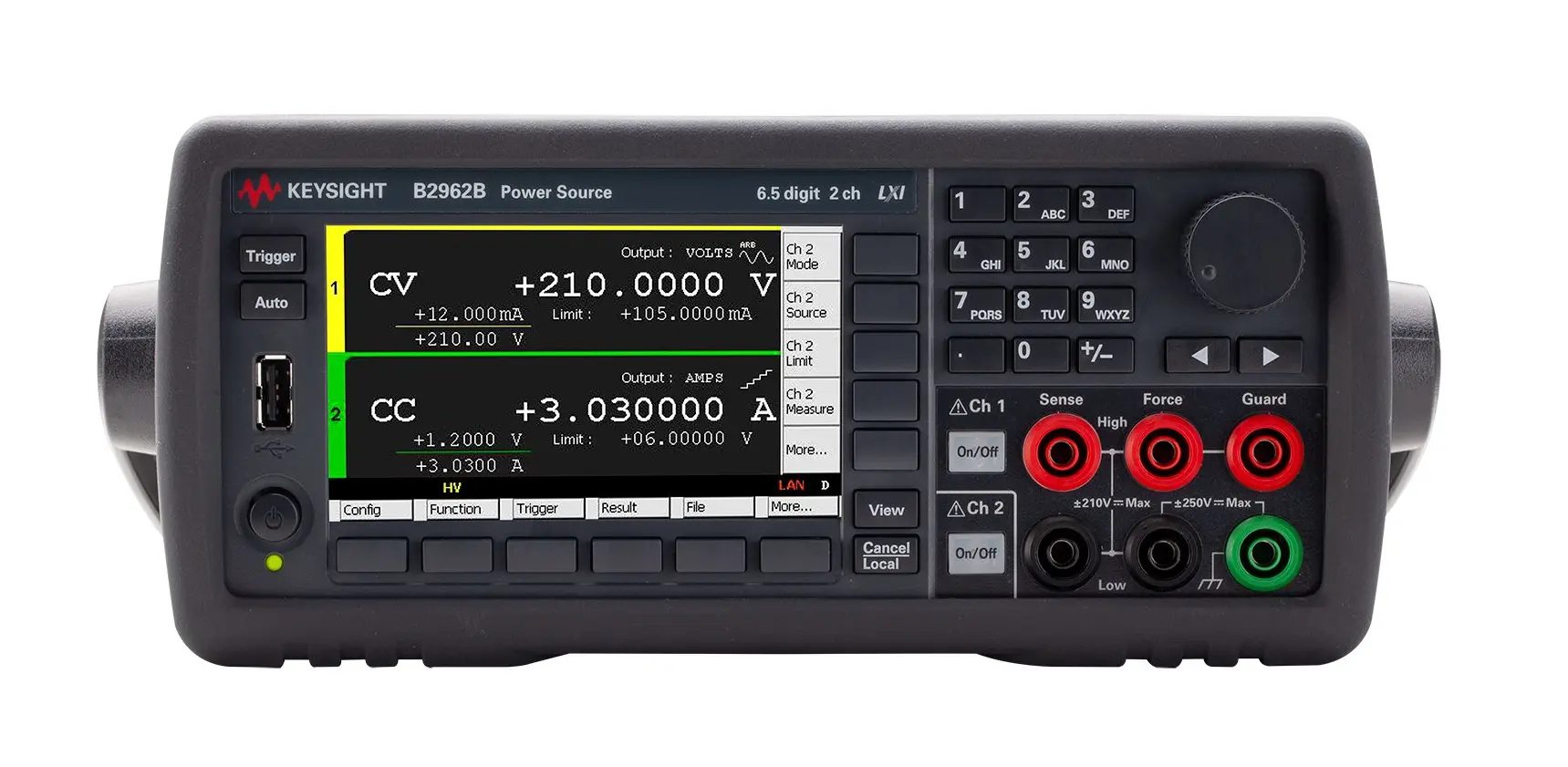 Source d'alimentation Keysight B2962B faible bruit à 6,5 chiffres