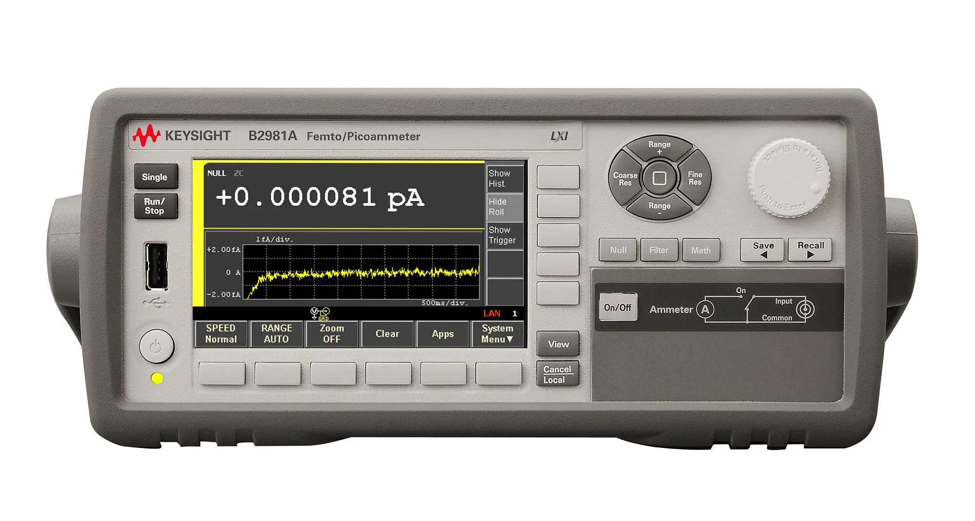 Picoampèremètre Keysight B2981A Femto/Pico