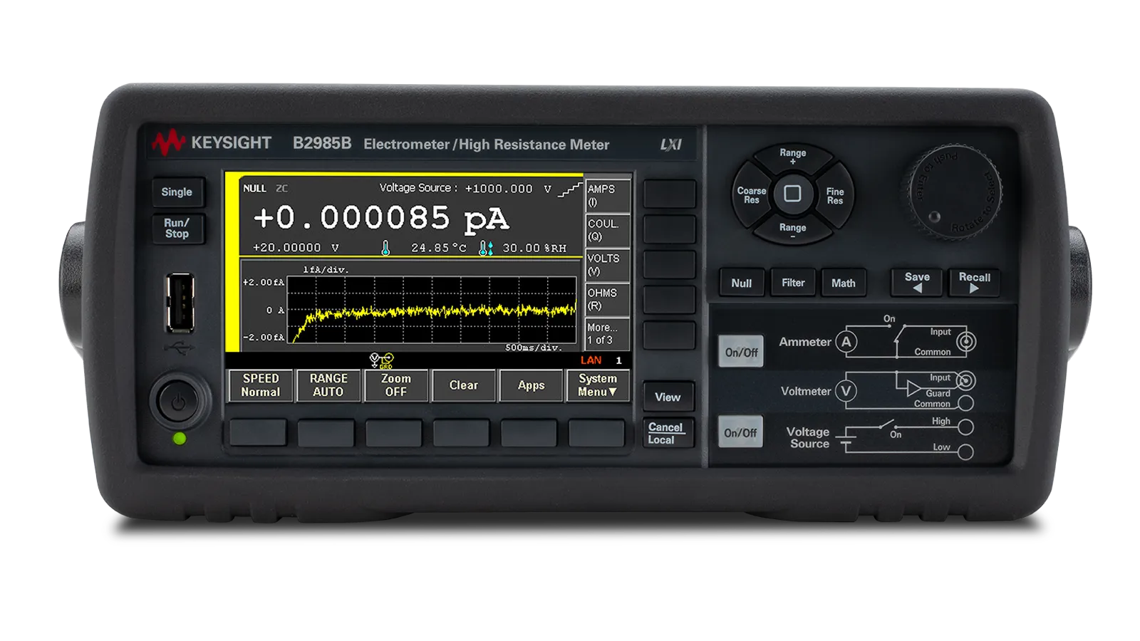 Keysight B2985B Électromètre/Mesureur de haute résistance