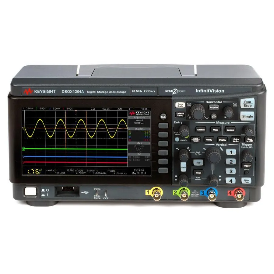 Oscilloscope numérique Keysight DSOX1204A/DSOX1200A-100