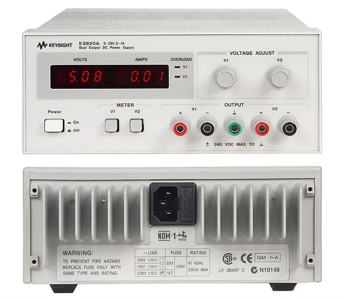 Keysight E3620A Alimentation CC Double Sortie