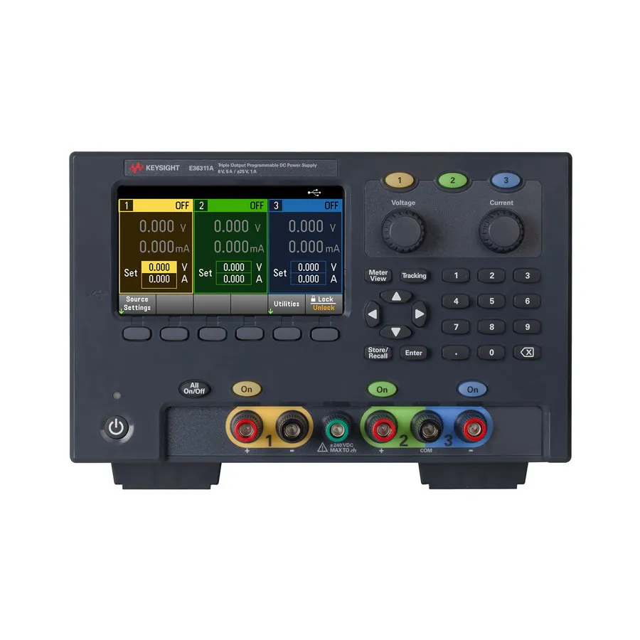 Source de puissance CC triple sortie Keysight E36311A/0E3