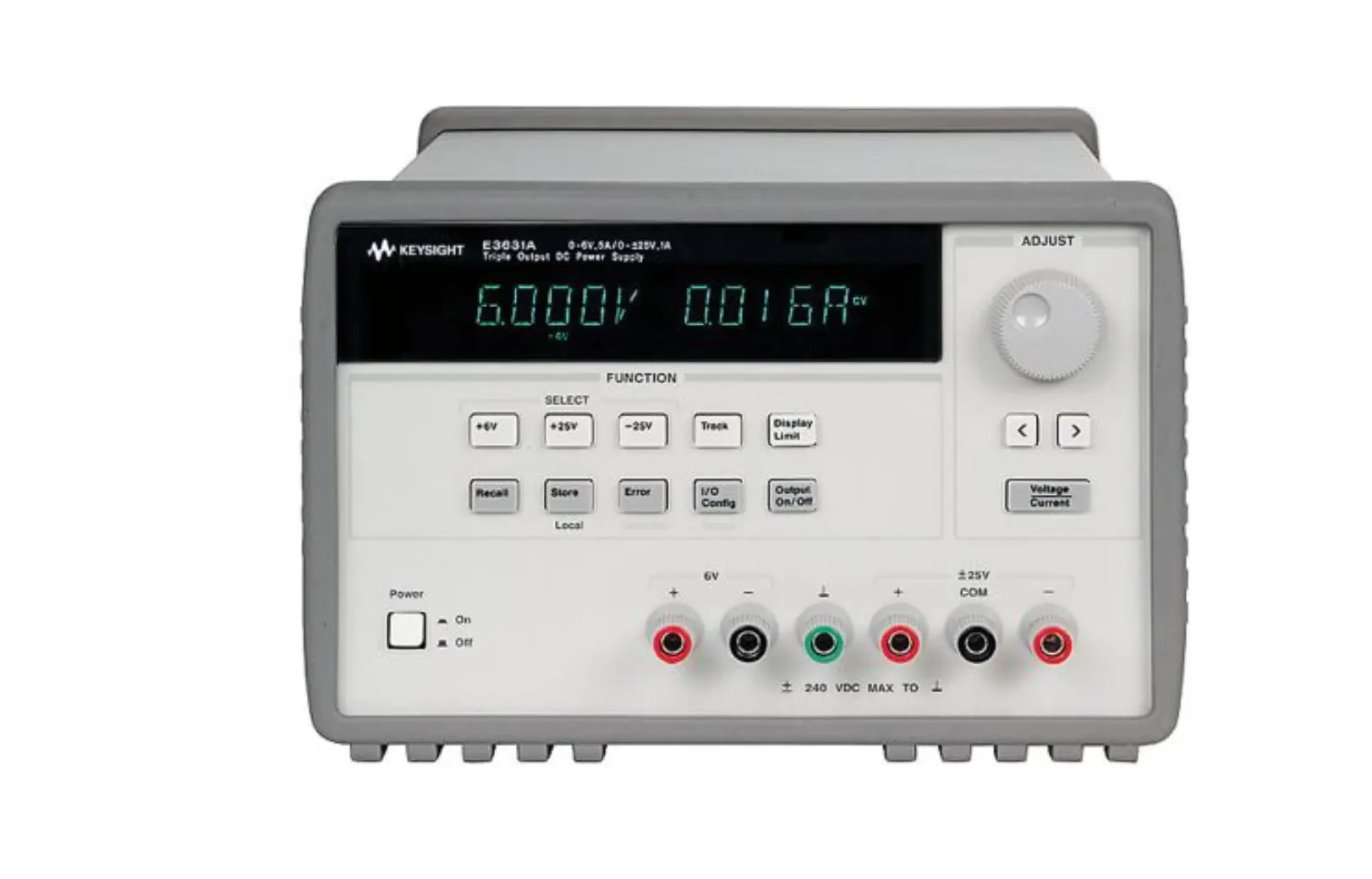 Source de puissance CC triple sortie Keysight E3631A