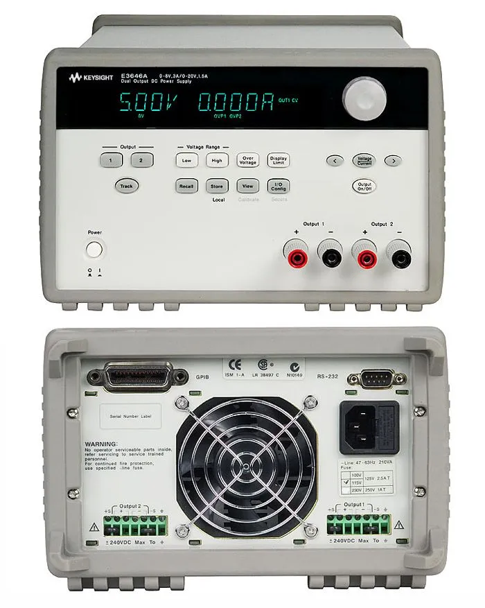 Alimentation CC Keysight E3646A