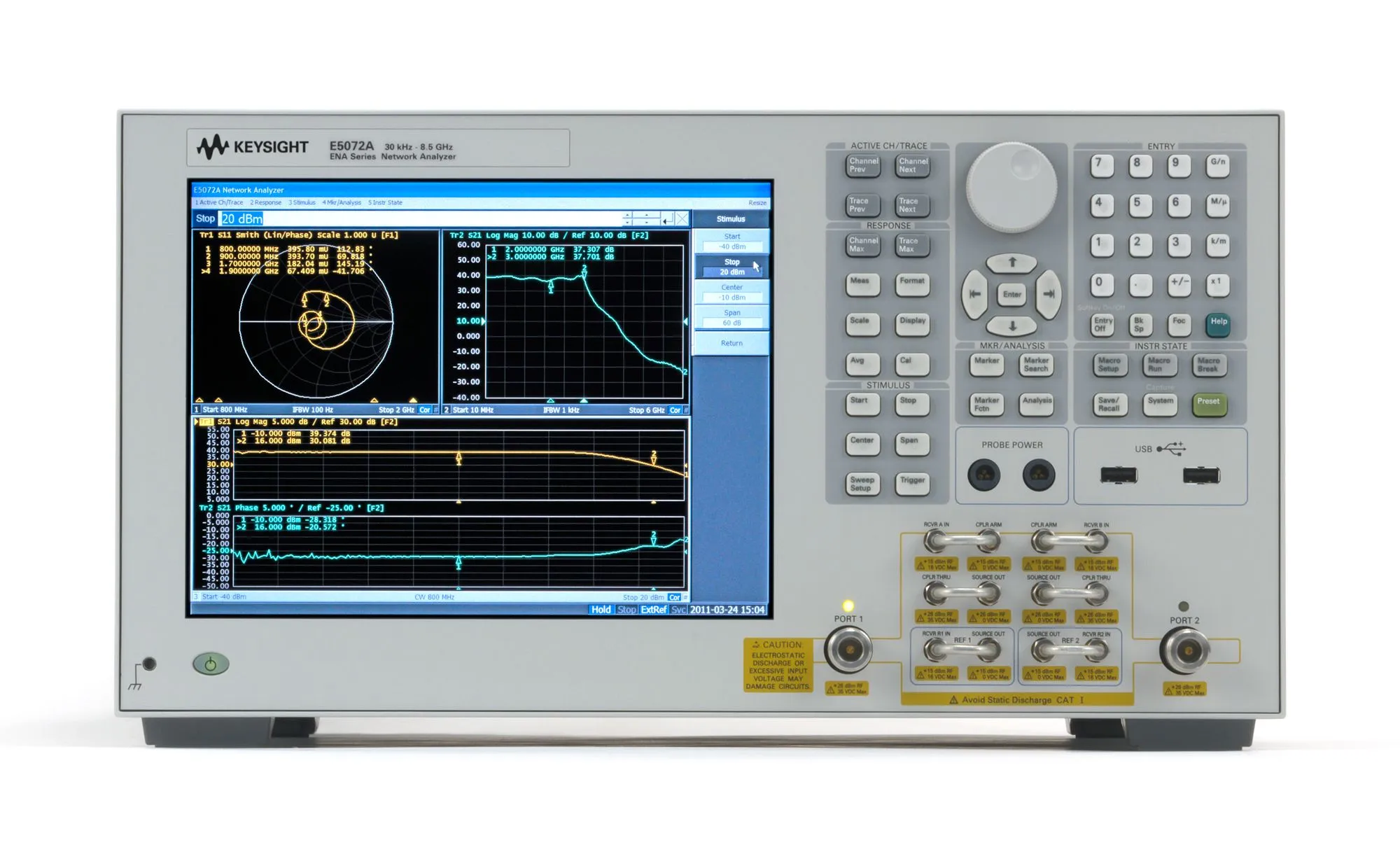 Analyseur de réseau vectoriel Keysight E5072A