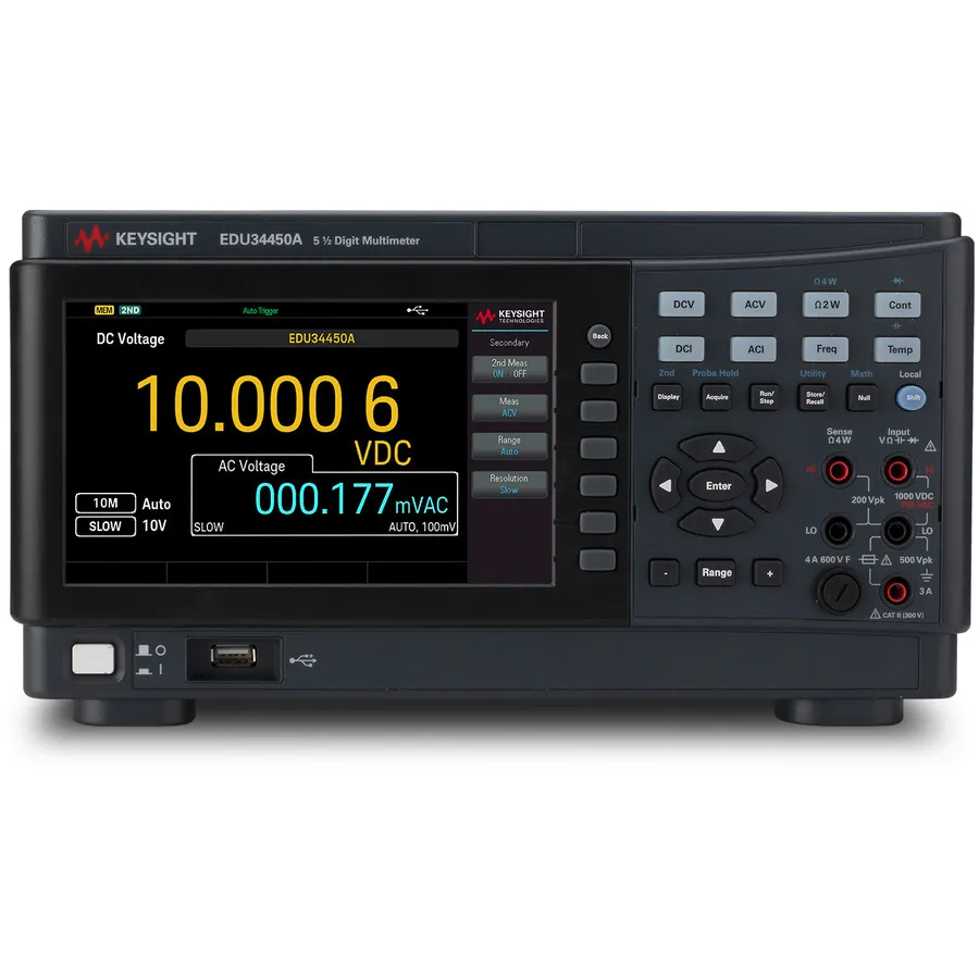 Multimètre numérique à double affichage Keysight EDU34450A