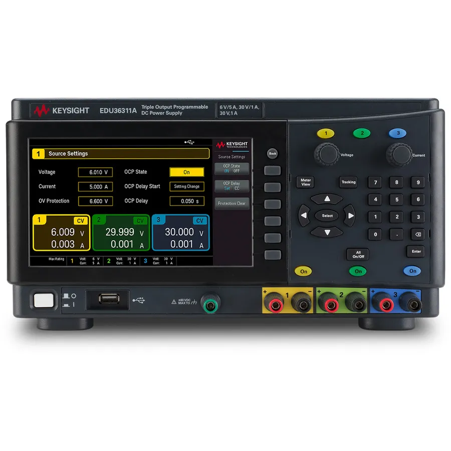 Alimentation CC à triple sortie Keysight EDU36311A