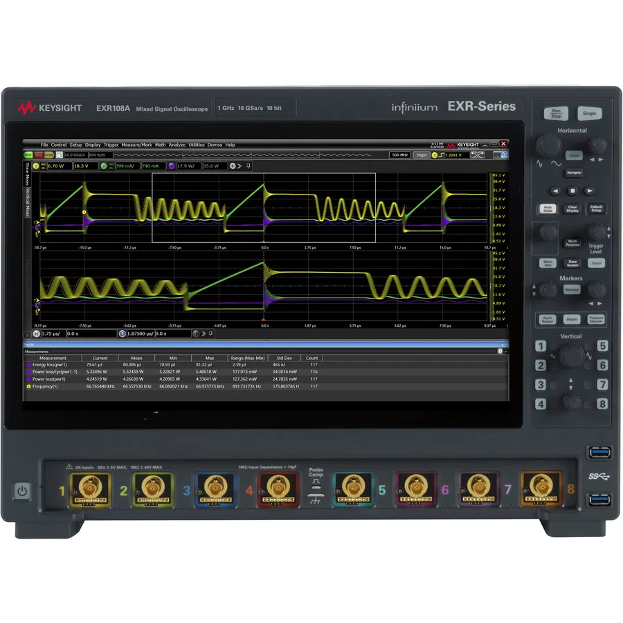 Oscilloscope à signaux mixtes Keysight EXR108A