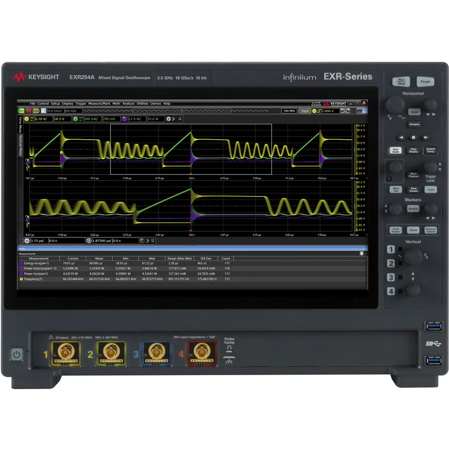 Oscilloscope à signaux mixtes Keysight EXR254A