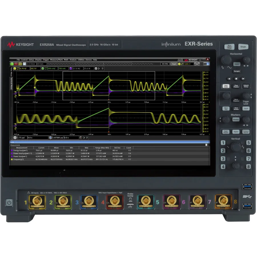 Oscilloscope à signaux mixtes Keysight EXR258A