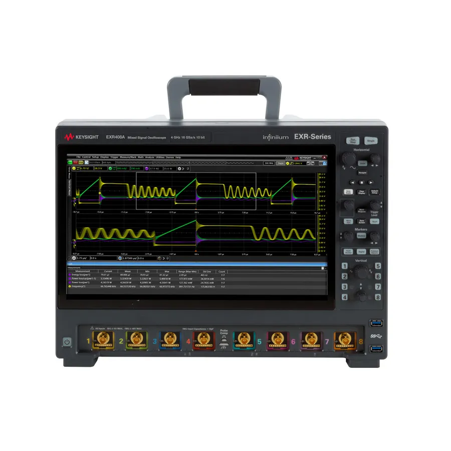 Oscilloscope Infiniium Keysight EXR408A en temps réel
