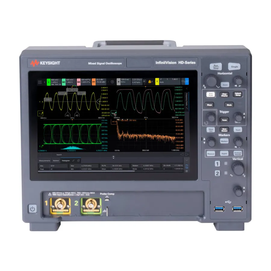 Keysight HD302MSO/01G Oscilloscope à signaux mixtes