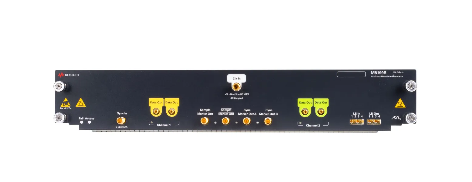 Générateur de formes d'onde arbitraires Keysight M8199B