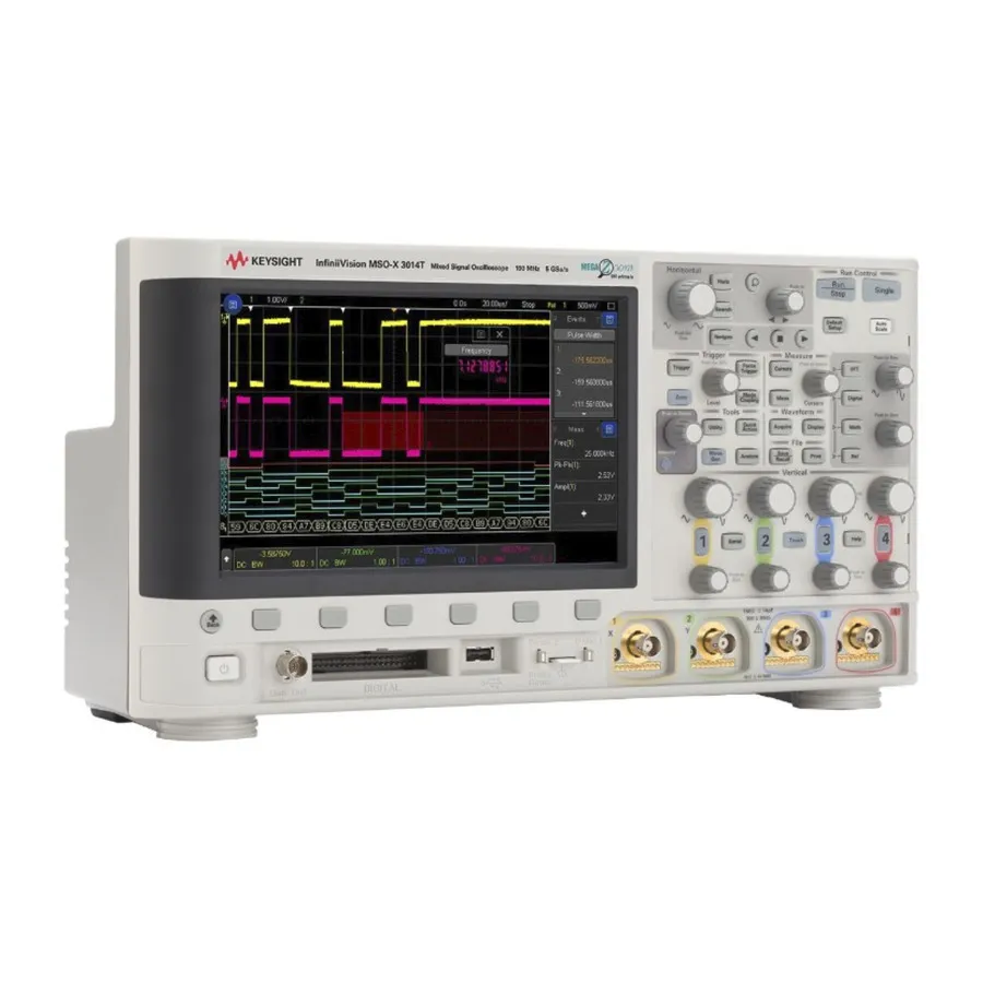 Keysight MSOX3014T Oscilloscope à signaux mixtes