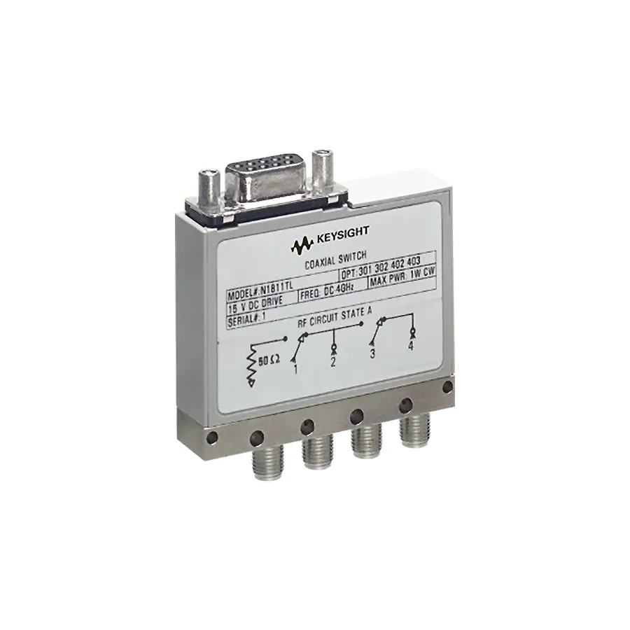 Commutateur Coaxial Keysight N1811TL/026/124/202