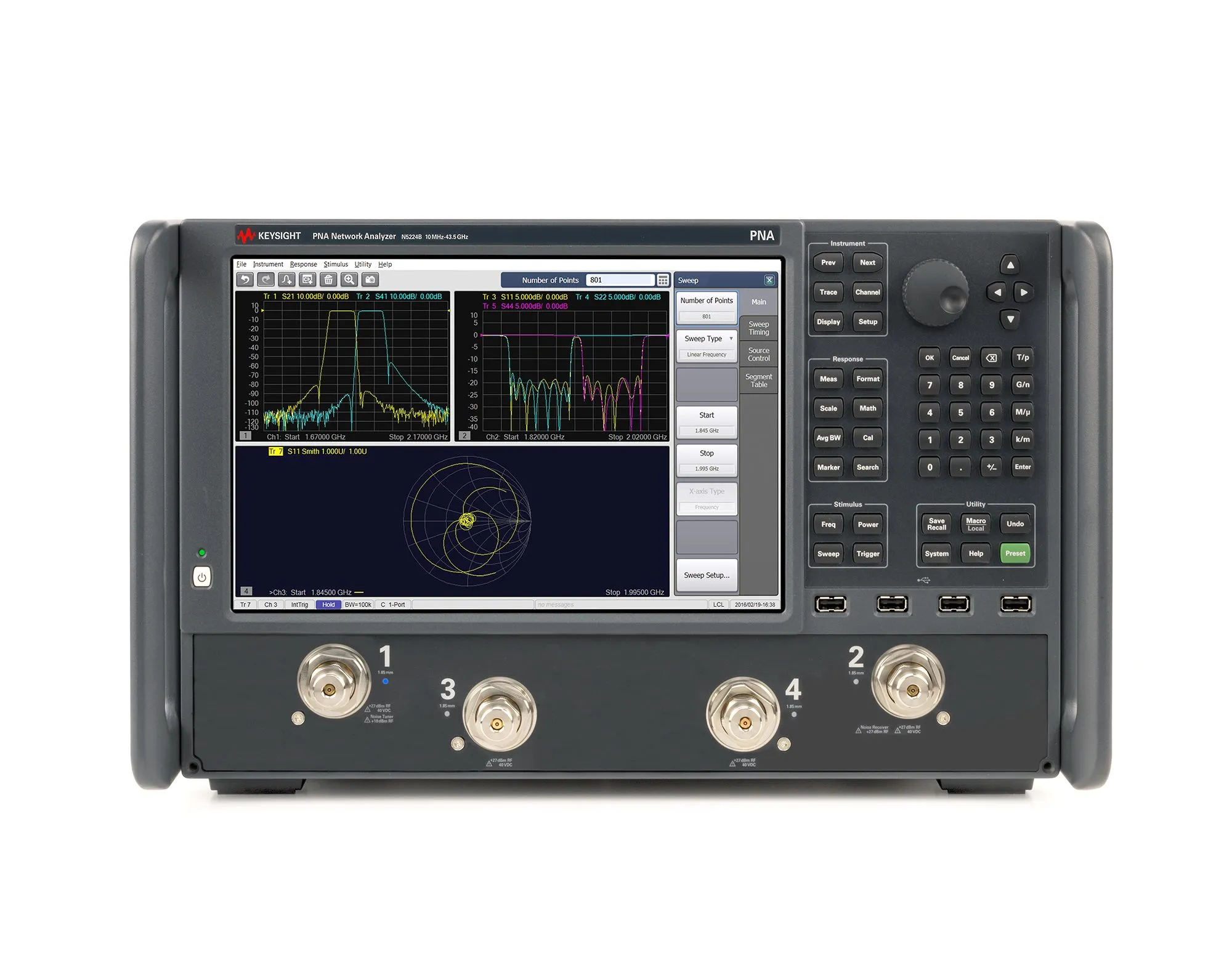 Analyseur de réseau micro-ondes Keysight N5224B